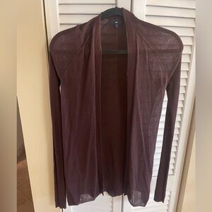 GAP Rich Brown Knit Cardigan